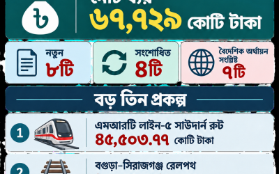 একনেকে অনুমোদনের অপেক্ষায় ৬৭,৭২৯ কোটি টাকার ১২ প্রকল্প